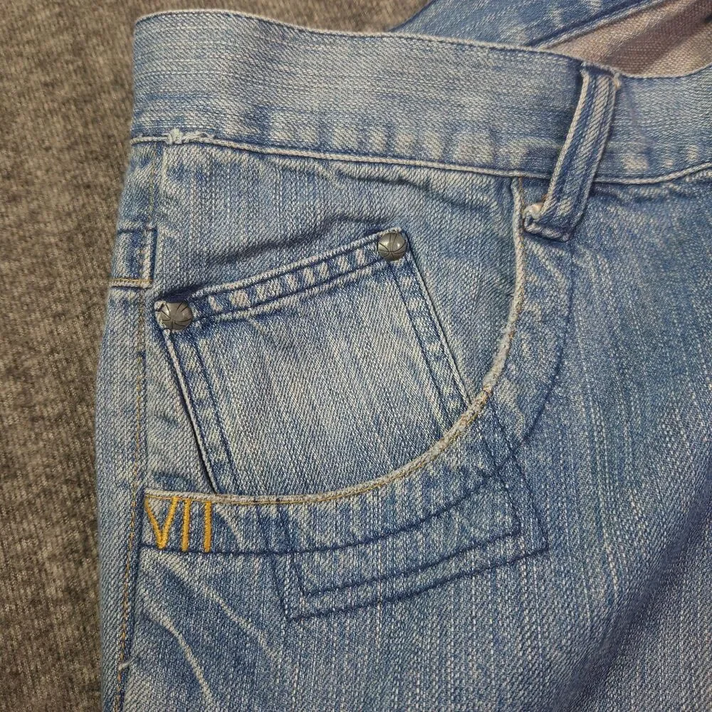 Vtg Grail Jordan 23 Baggy Jeans Mens 40x34 Curved Seam Y2K Jumpman Excellent